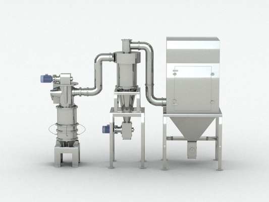 Serie de pulido de la máquina QLDJ del pulverizador de la circulación de aire en lecho fluidificado horizontal